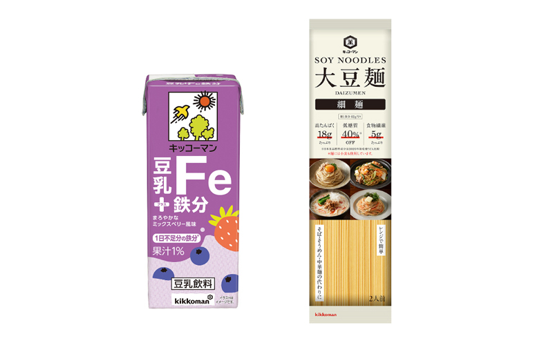 豆乳と大豆麺