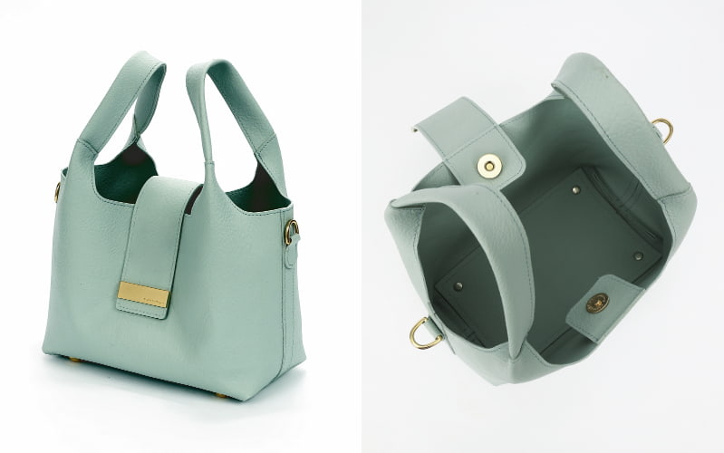 「マリーナ」ボックストートバッグ
マリーナブルー