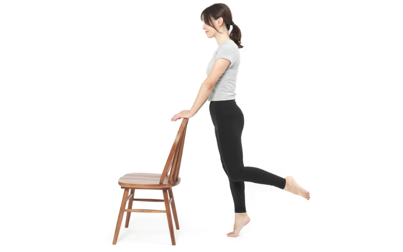 ふくらはぎ筋トレ：カーフレイズ（立位＆椅子）③