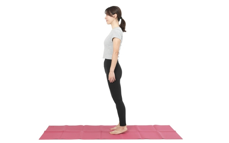 ふくらはぎ筋トレ：カーフレイズ（立位）③