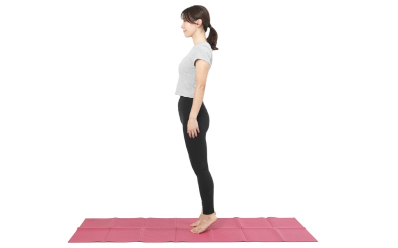 ふくらはぎ筋トレ：カーフレイズ（立位）NG①