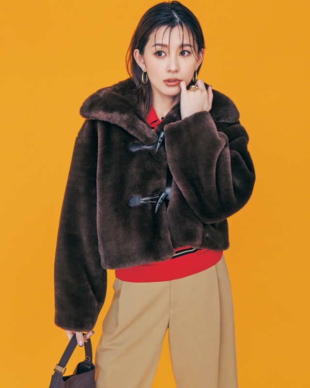ファーブルゾン×パンツ