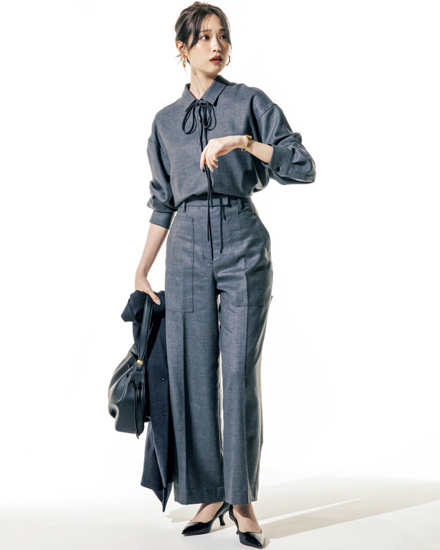 髙橋ひかる 通勤コーデ