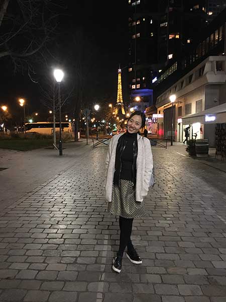 ベクトル広報・赤木亜里紗さん フランス留学中