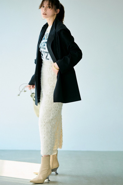 【11/7のコーデ】すらっと上品に！ 脚長効果バツグンのきれいめスタイル