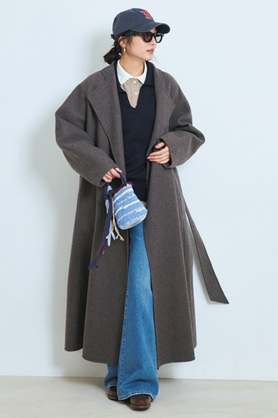 【11/22のコーデ】今シーズンのカジュアルは、ダークブラウンでアップデート！