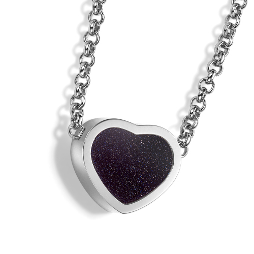 ネックレス「マイ ハッピーハート」石のアップ