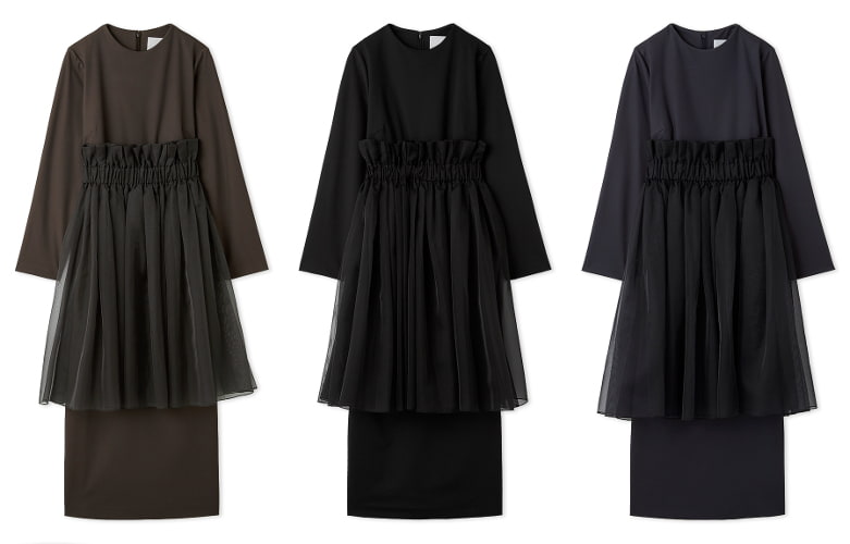 ハイネックワンピースセット