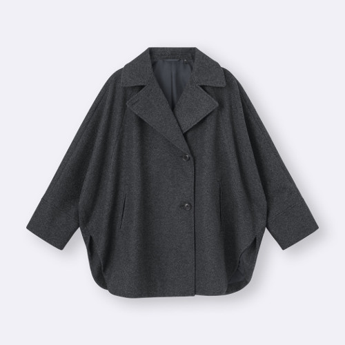 コージーメルトンケープコート