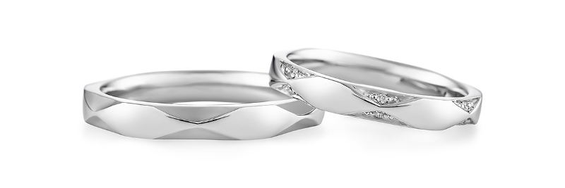 PT950 Ring¥176,000、PT950 Ring / Diamond¥176,000