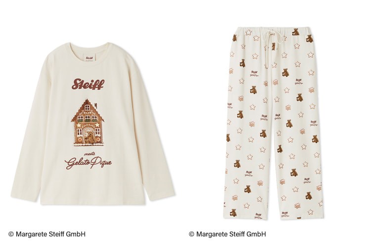 カットソー素材のルームウェア