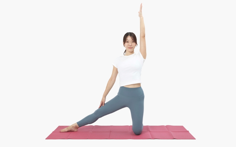 ストレス解消ヨガ：かんぬきのポーズ③