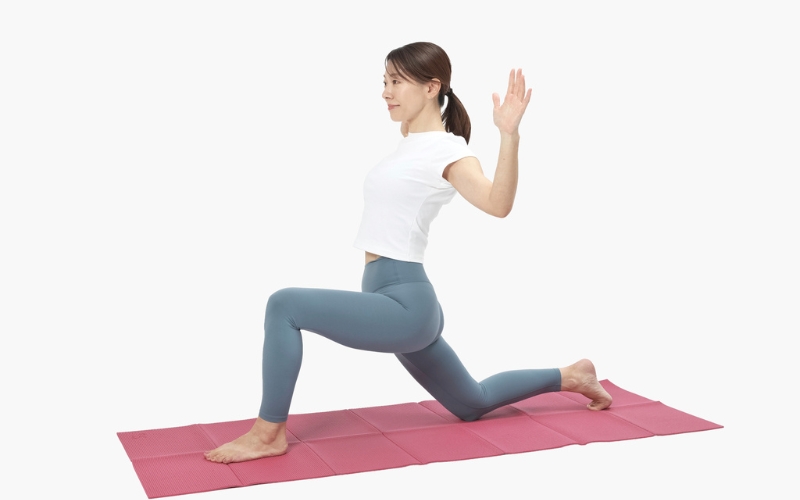 ひざ立ち：胸を開くストレス解消ストレッチ③