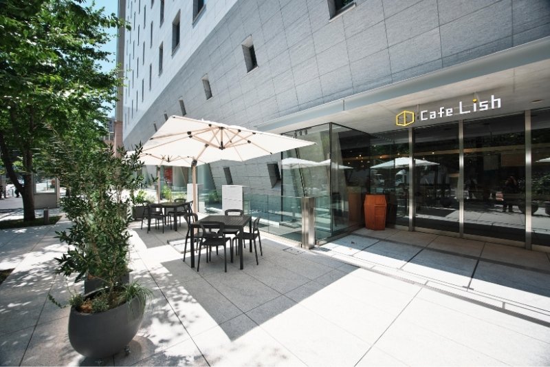 カフェの外観写真