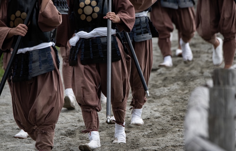 足軽の行列イメージ写真