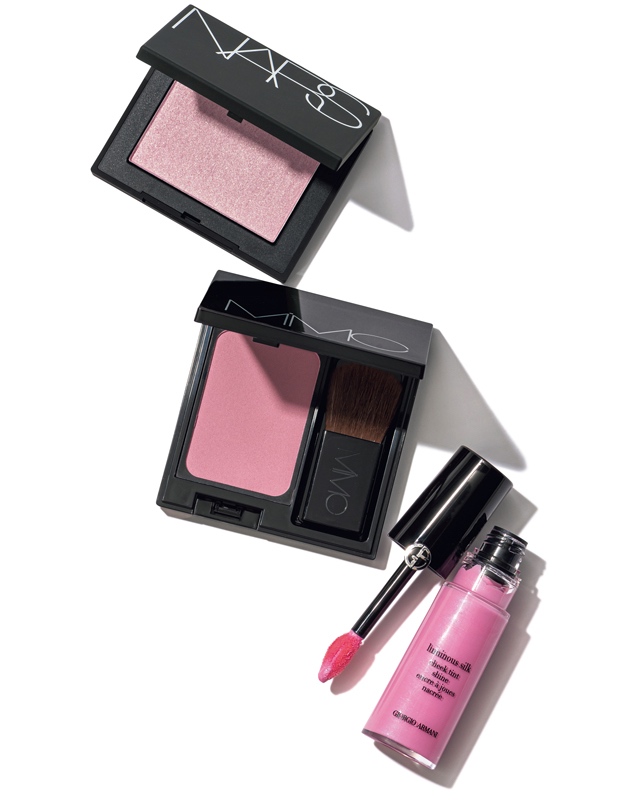 青みピンクチーク