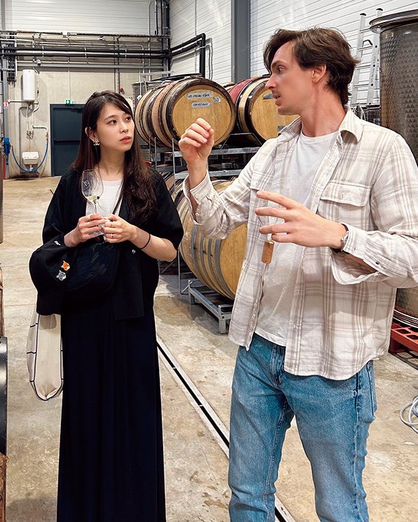 初のフランス出張でワインの生産者を訪問