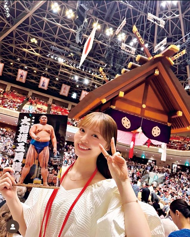 両国国技館での相撲観戦