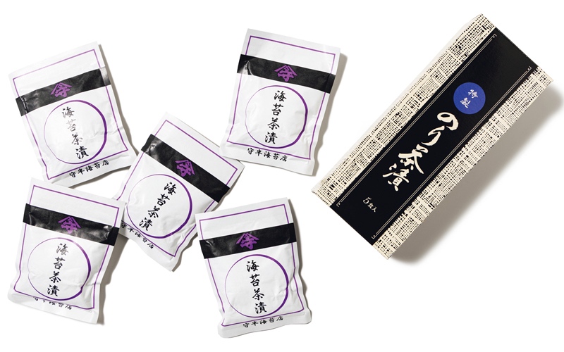 「守半海苔店」の特製のり茶漬