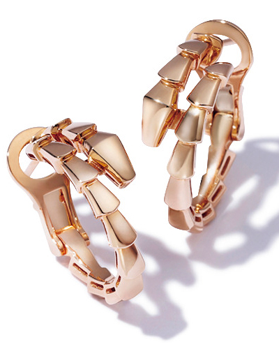 ピアス［セルペンティ ヴァイパー／PG］￥491,700（ブルガリ・ジャパン〈ブルガリ〉）