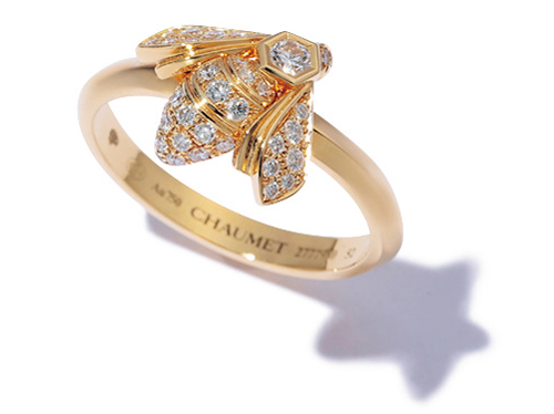 リング［ビー ドゥ ショーメ／YG、DIA］￥734,800（ショーメ）