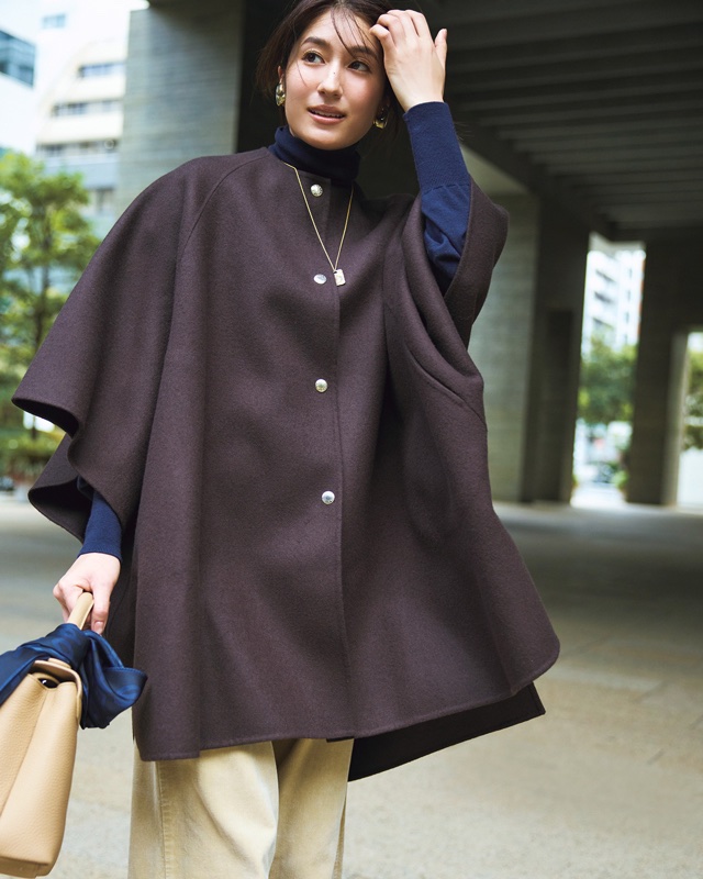 ひとクセデザインのアウターコーデ