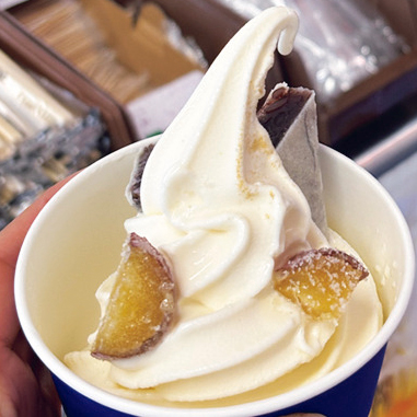 大の里にちなんだソフトクリーム