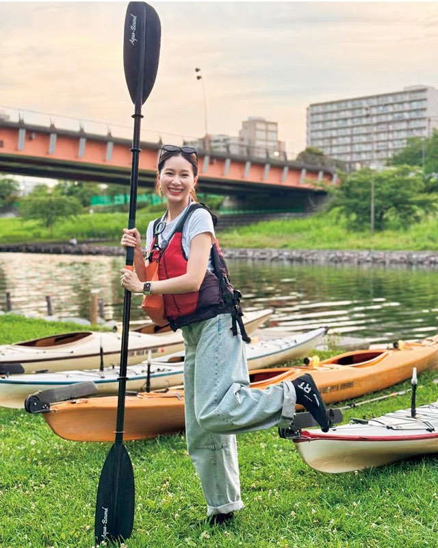 雷 国悦さん　ナイトカヤックツアー