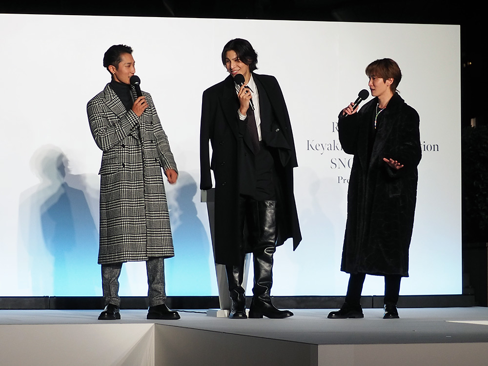 スノーマンの岩本さん、ラウールさん、渡辺さん