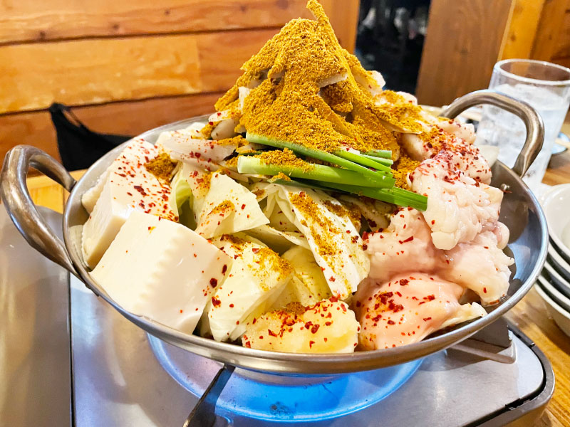 もつ鍋スパイスカレー味