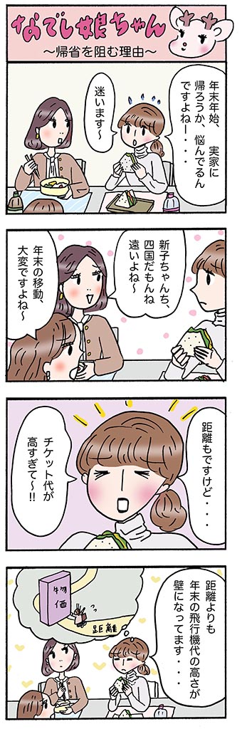 OLあるある漫画「帰省を阻む理由」
