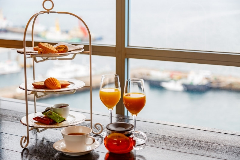 ラウンジの軽食写真(昼)