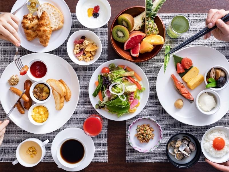 朝食バイキングの写真