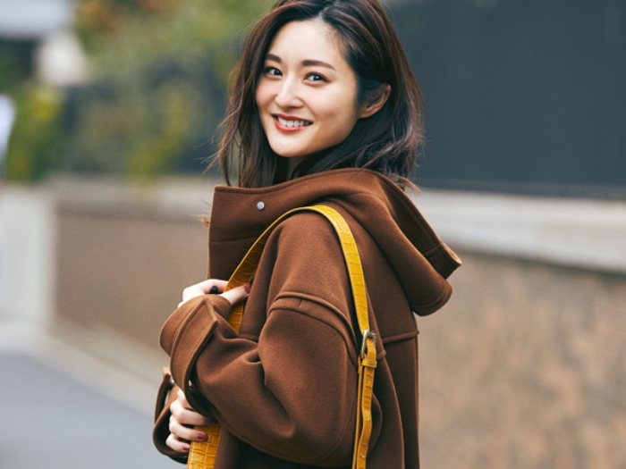 Oggi専属読者モデル力丸莉帆さん