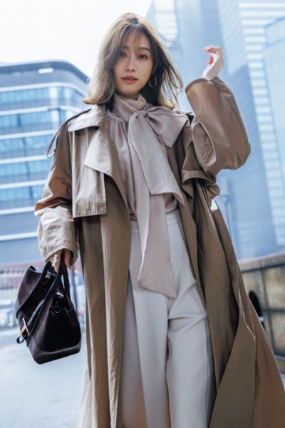 【12/9のコーデ】大ぶりなリボンデザインで毎日の通勤に高揚感を！