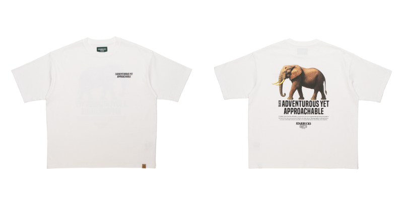 アニマルプリントTシャツ象