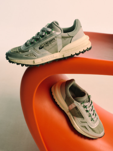 LACOSTE for ADAM ET ROPE'「ELITE ACTIVE」シルバー