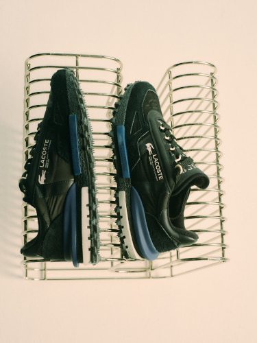 LACOSTE for ADAM ET ROPE'「ELITE ACTIVE」ブラック