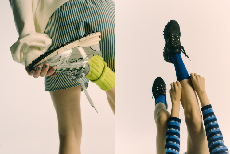 LACOSTE for ADAM ET ROPE'「ELITE ACTIVE」着用画像