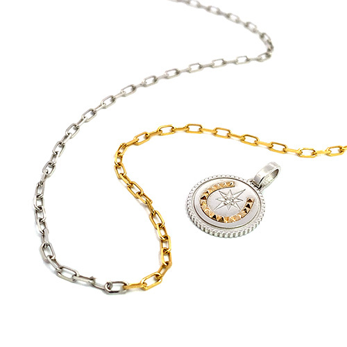 SV925(Pt1000コーティング/ゴールドコーティング)チェインとチャーム