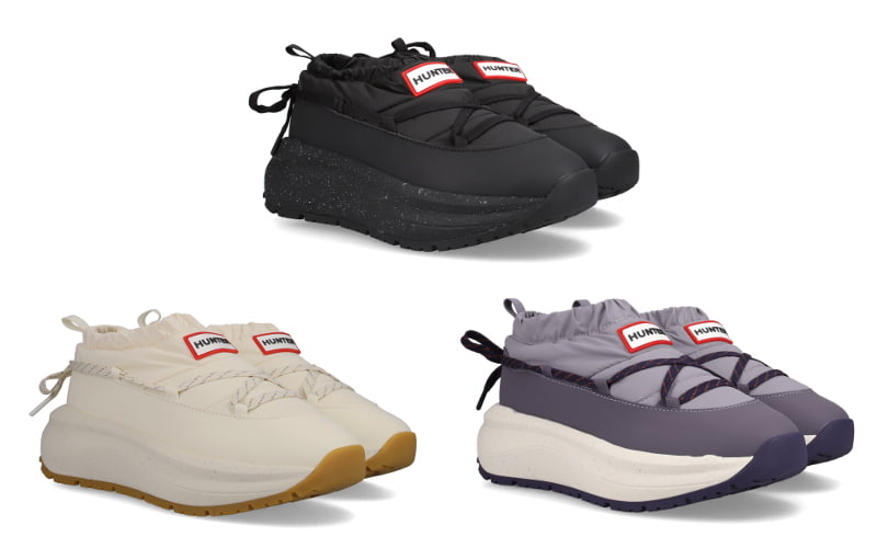 ハンター グリップ パフ レース スリッポン トレーナー