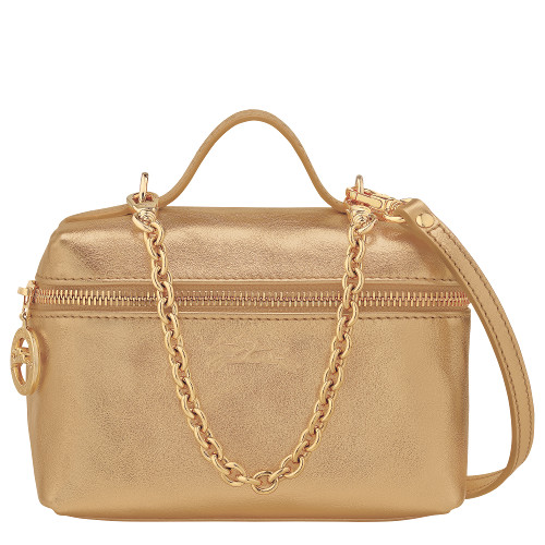 ゴールドのクロスボディバッグ