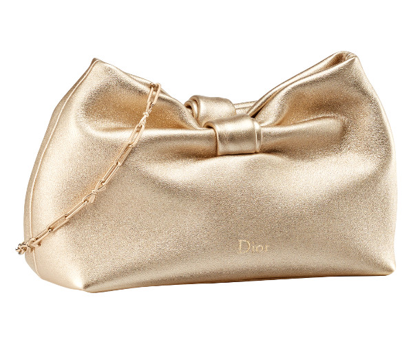 「ボウ」バッグ スモール メタリック