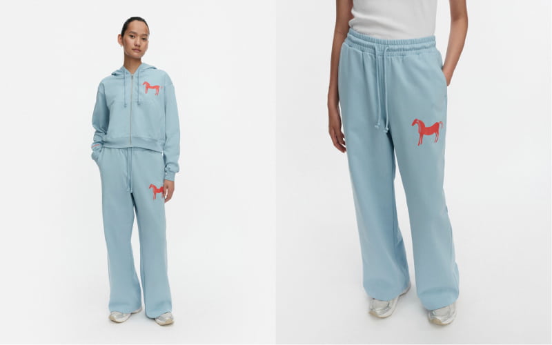 Musta Tamma フーディー￥59,400、Musta Tamma パンツ￥39,600