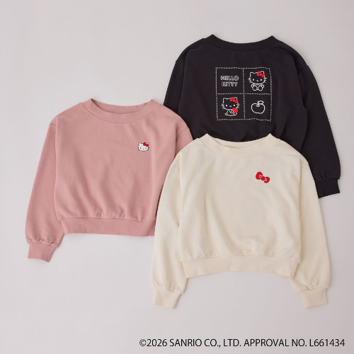 ボートネック裏毛プルオーバー