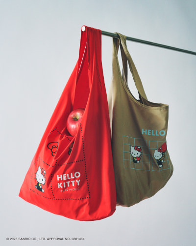 エコバッグとりんご