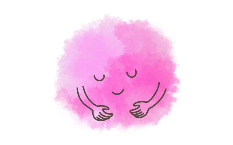 心が落ち着いた状態