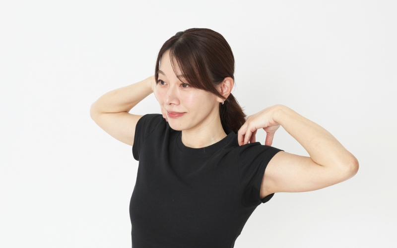 肩甲骨ストレッチ②