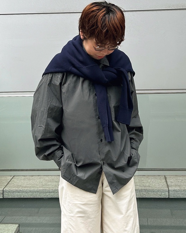 UNIQLO：Cのブロードオーバーサイズシャツ