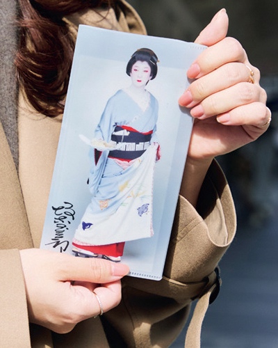 推しの歌舞伎俳優のチケットホルダー